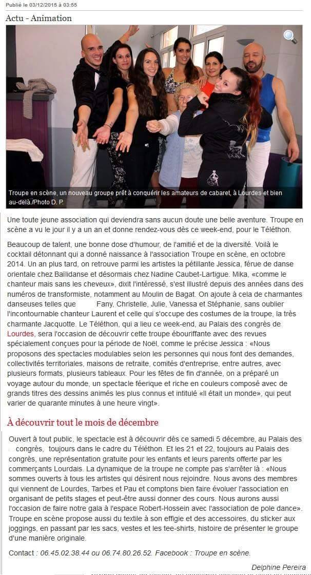 cours comédie musicale lourdes